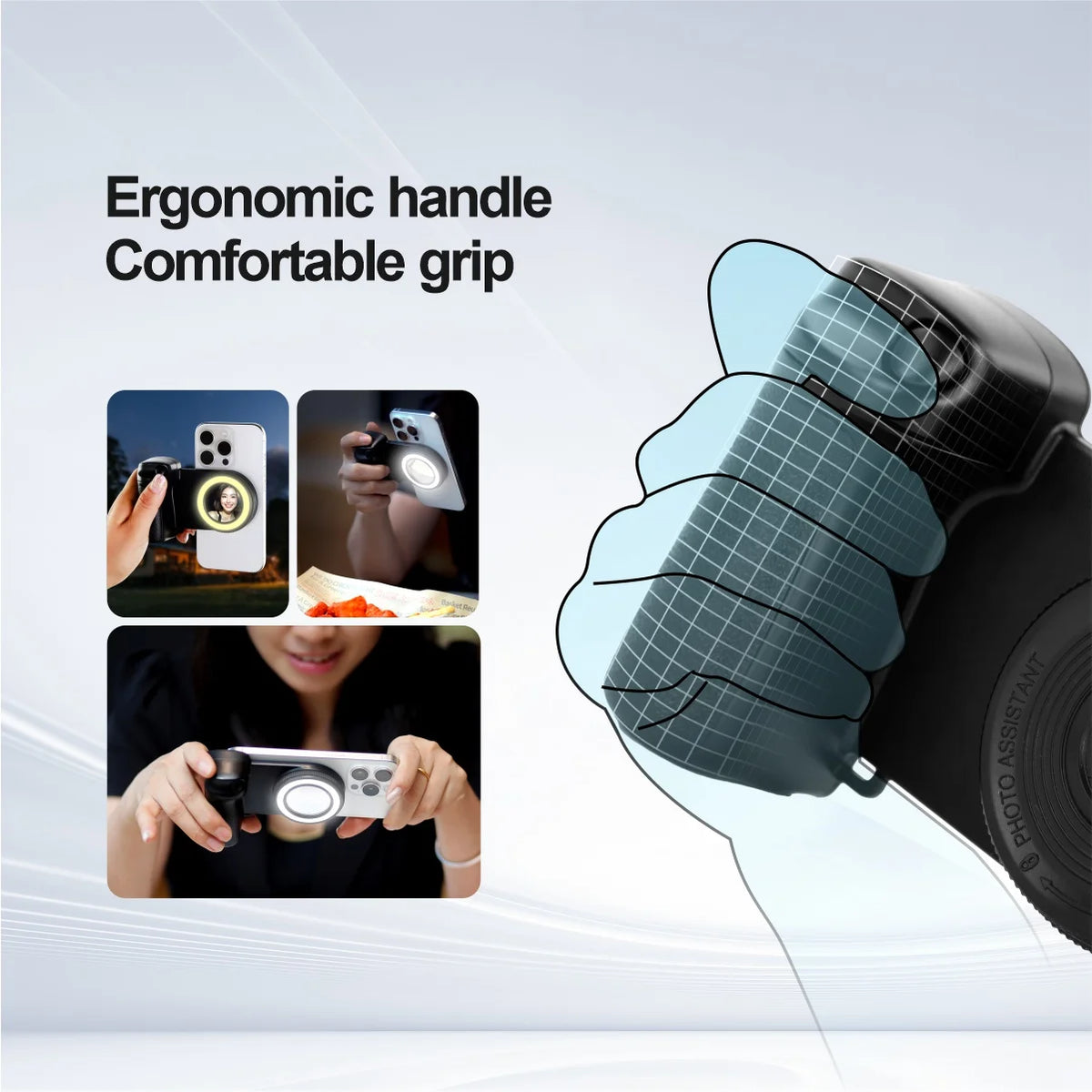Magnetic LED Shutter Grip